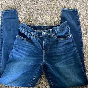 Lucky Brand womens size 6/28 ava mid rise skinny jeans